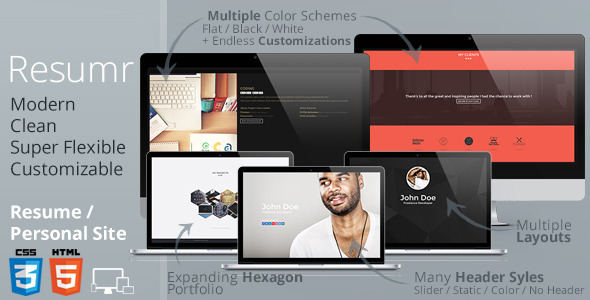 Resumr - Modern, Clean and Flexible Resume Nulled Nulled - Free Download