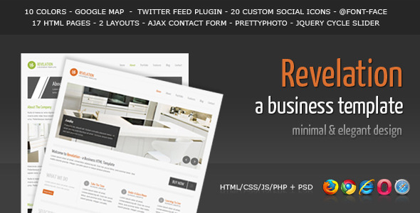Revelation - Elegant and Minimal Business Template Nulled Nulled - Free Download