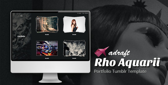 Rho Aquarii - Portfolio Tumblr Template Nulled Nulled - Free Download