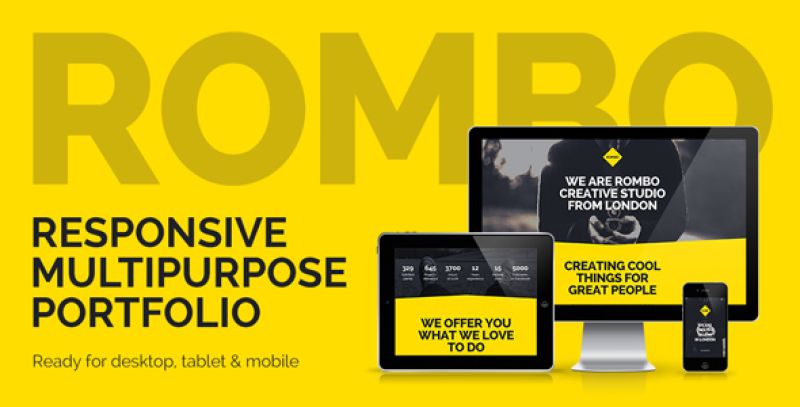 Rombo - Responsive Multipurpose Portfolio Muse Template Nulled - Download Free Nulled