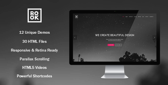 ROOK - Onepage Multipurpose Retina Template Nulled Nulled Free Download
