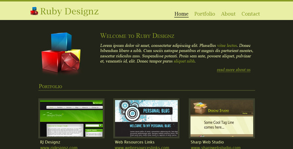 Ruby Designz Business Template Nulled Nulled - Free Download