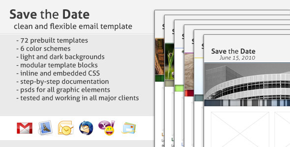 Save the Date Email Template Nulled Nulled - Free Download