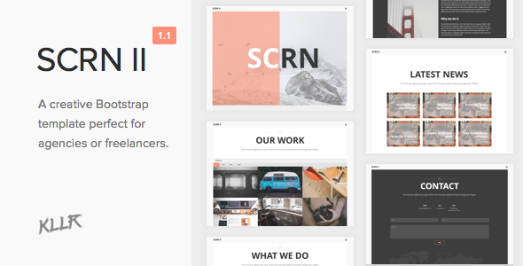 SCRN II - Creative HTML Template Nulled Nulled Free Download