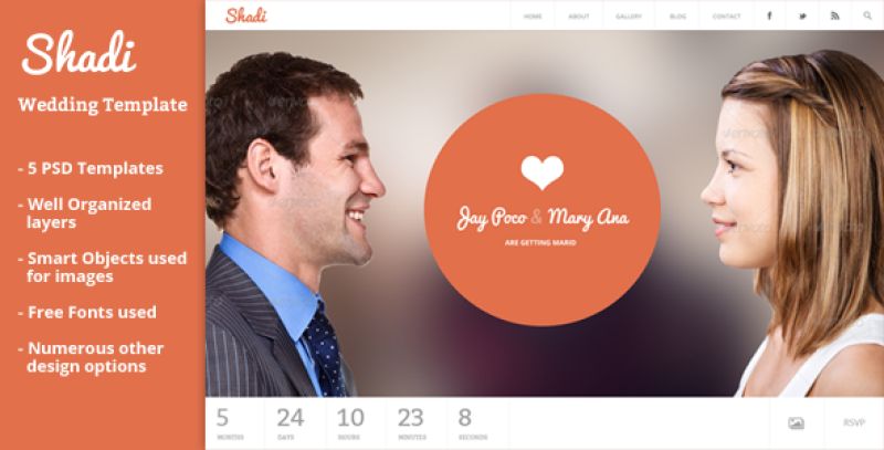 Shadi - Event & Wedding Template Nulled Nulled - Free Download