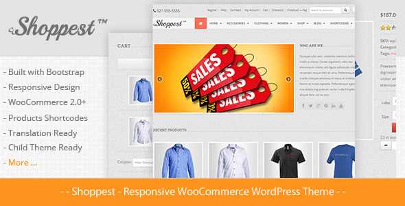 Shoppest - Responsive WooCommerce WordPress Theme Nulled Nulled - Free Download