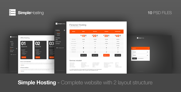 Simple Hosting - Modern PSD Template Nulled Nulled - Free Download