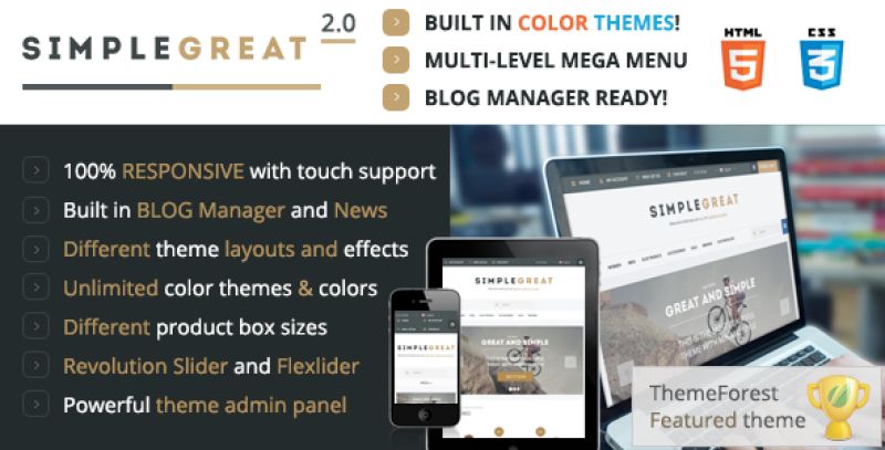 SimpleGreat – Premium Responsive OpenCart theme! Nulled Nulled - Free Download