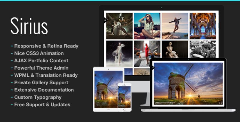 Sirius | Photography WordPress Nulled - Download Free Nulled