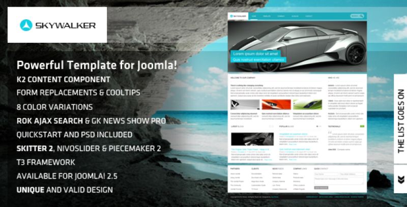 Skywalker - Powerful Template for Joomla! Nulled Nulled - Free Download