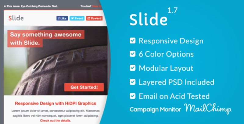 Slide - Responsive Email Template Nulled Nulled - Free Download