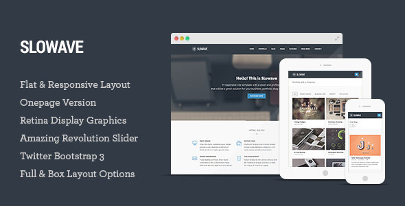 Slowave - Multipurpose Responsive HTML5 Template Nulled Nulled - Free Download
