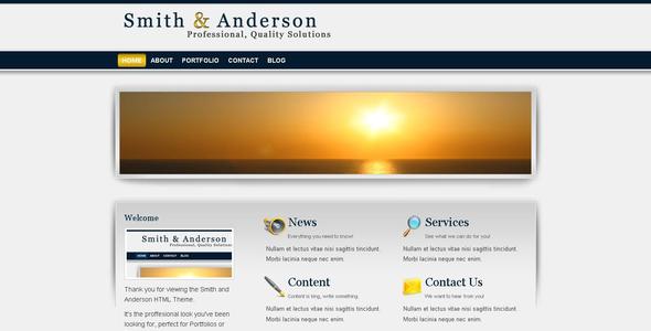 Smith & Anderson : Business & Portfolio Template Nulled Nulled - Free Download