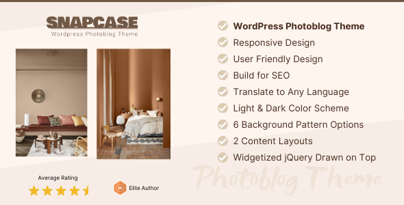 Snapcase - Responsive WordPress Photoblog Theme Nulled Nulled - Free Download