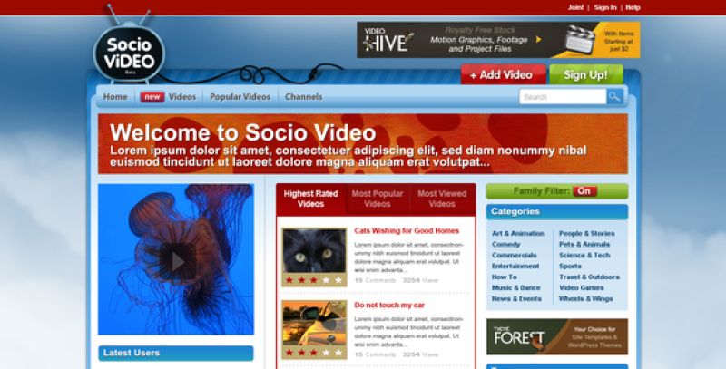 Socio Video Theme Nulled - Download Free Nulled