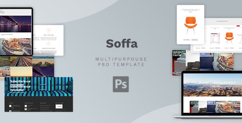 Soffa - Multipurpose PSD Templates Nulled Nulled - Free Download