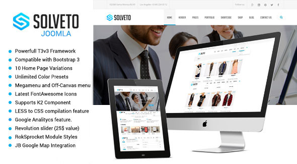 Solveto - Multipurpose Joomla Template Nulled Nulled - Free Download