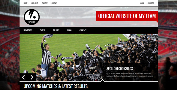 SPORTY - Responsive HTML5 Template for Clubs Nulled Nulled - Free Download