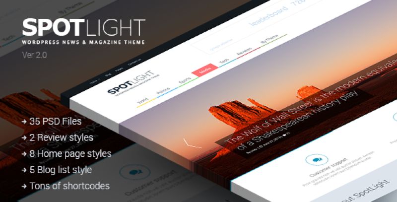SpotLight | Clean News Magazine & Blog Nulled Nulled - Free Download