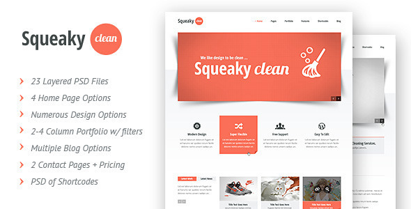Squeaky Clean | PSD Nulled Nulled - Free Download