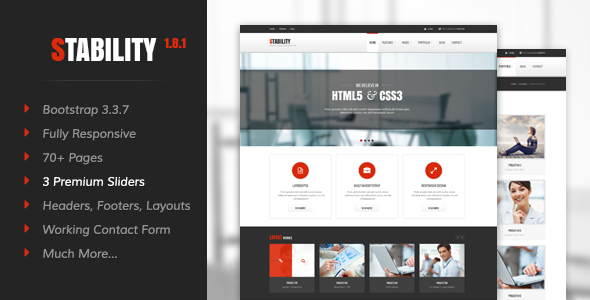Stability - Responsive HTML5/CSS3 Template Nulled Nulled - Free Download