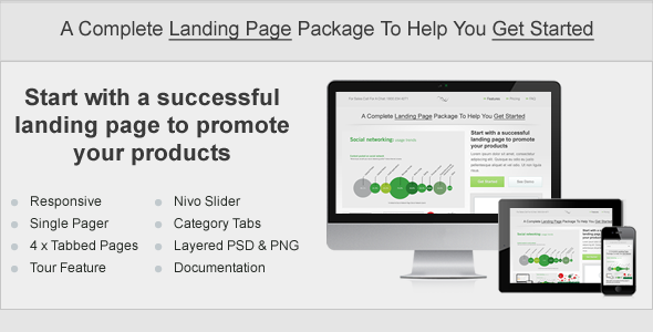 Start. Responsive Landing Page Nulled Nulled - Free Download