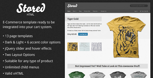 Stored  - HTML Ecommerce Template Nulled Nulled - Free Download