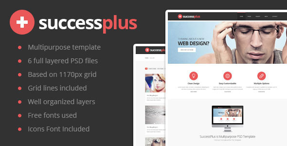 SuccessPlus Responsive HTML template Nulled Nulled - Free Download