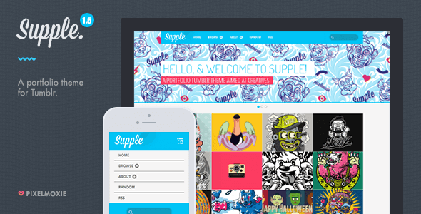 Supple - A Portfolio Theme for Tumblr Nulled Nulled - Free Download