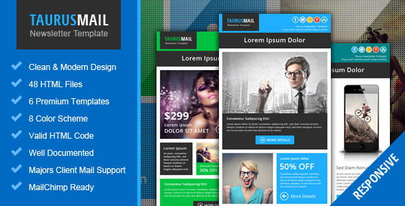 Taurus - Metro Responsive Newsletter Template Nulled Nulled - Free Download