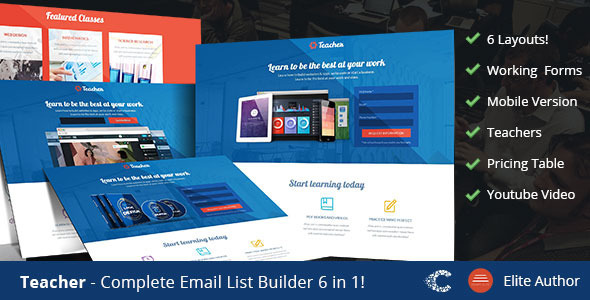 Teacher- Education Collage Landing Page Nulled - Download Free Nulled