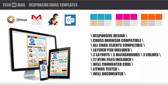 TechMail - Responsive Email Template Nulled Nulled - Free Download
