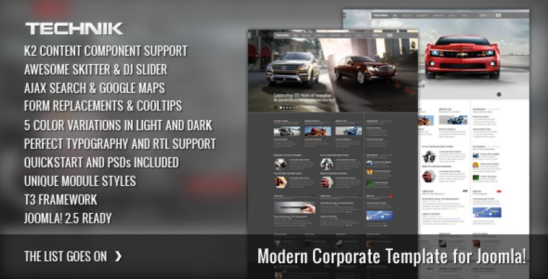 Technik - Modern Corporate Template for Joomla! Nulled Nulled - Free Download