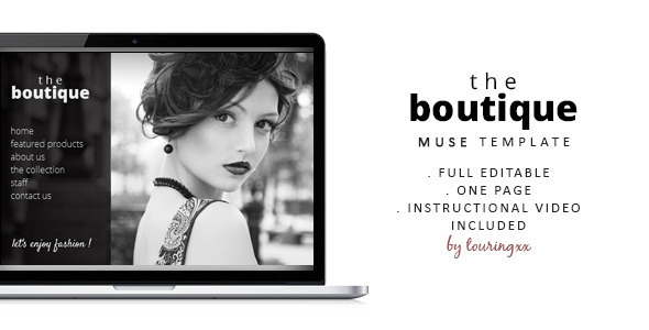 The Boutique One Page Muse Theme Nulled Nulled - Free Download