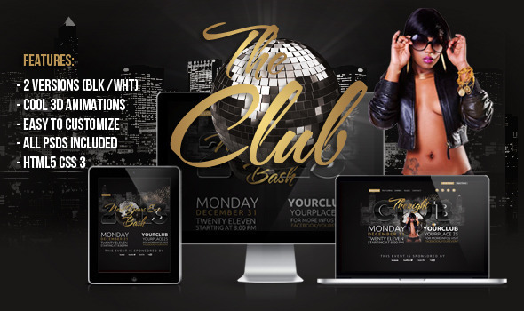 The Club 3D HTML Template Nulled Nulled - Free Download