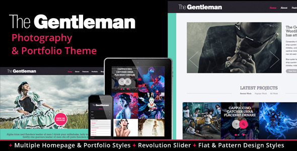 The Gentleman - Photography & Portfolio Theme Nulled Nulled - Free Download