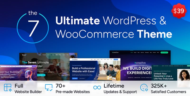 The7 — Ultimate WordPress & WooCommerce Theme Nulled Nulled - Editor's Choice