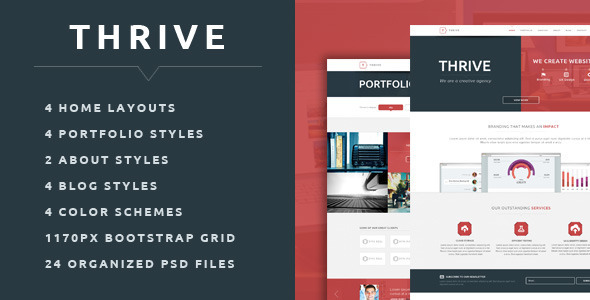 Thrive - Multipurpose Creative PSD Template Nulled Nulled - Free Download