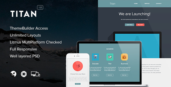 Titan - Responsive Email + Themebuilder Access Nulled - Download Free Nulled