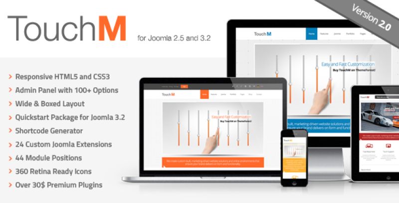 TouchM Responsive Multi-purpose Joomla Template Nulled Nulled - Free Download