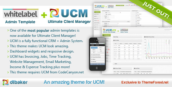 UCM Theme: White Label Nulled Nulled - Free Download