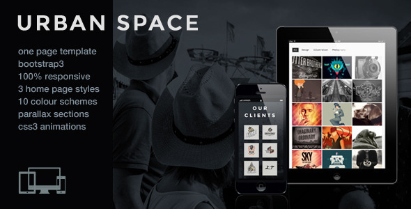 UrbanSpace - Responsive One Page Parallax Template Nulled Nulled - Free Download