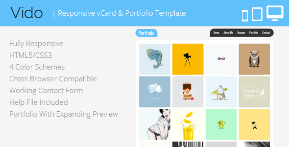Vido - vCard HTML Template Nulled Nulled - Free Download