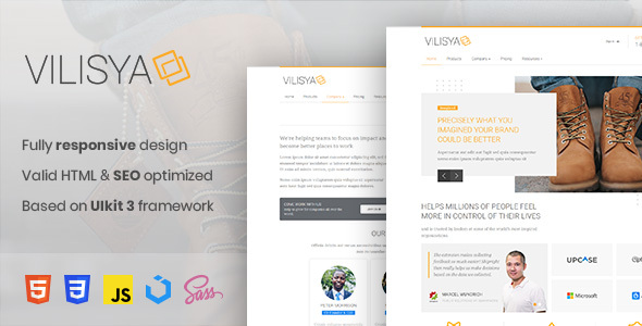 Vilisya - Minimalist Business HTML Template Nulled Nulled - Free Download