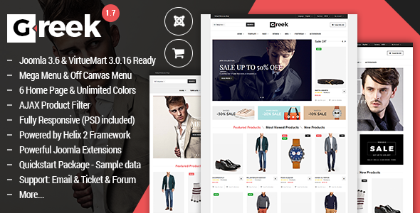 Vina Greek - Fashion VirtueMart 3 Template Nulled Nulled Free Download