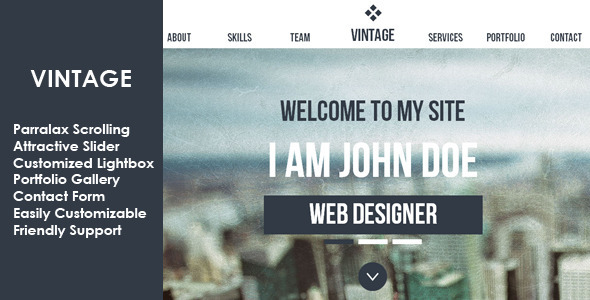 Vintage Multipurpose Parallax Muse Template Nulled Nulled - Free Download