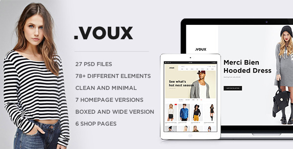 .VOUX E-commerce PSD Nulled Nulled Free Download