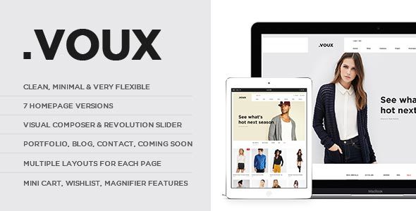 Voux Fashion Shopping Theme Nulled Nulled Free Download