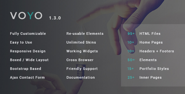 Voyo - Fully customizable Multipurpose Template Nulled Nulled - Free Download
