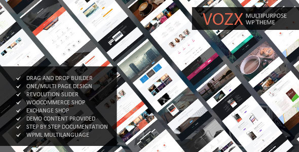 Vozx - Multipurpose & Event WordPress Theme Nulled Nulled - Free Download